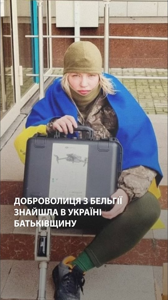 Доброволиця з Бельгії знайшла в Україні Батьківщину