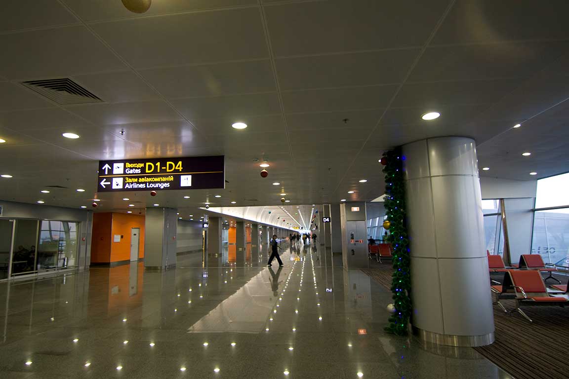 boryspil international airport. terminal d. 4