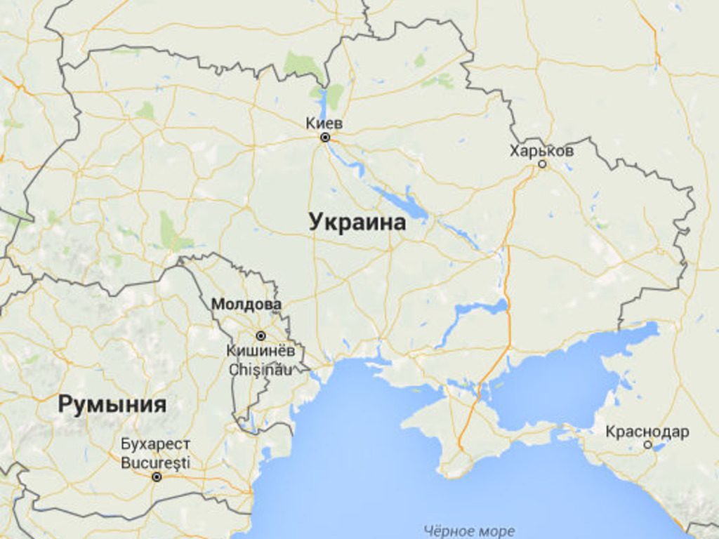 Карта украины google maps