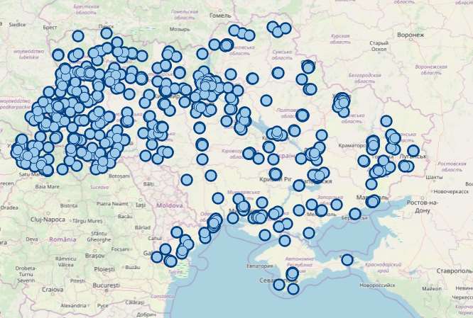 В Україні створили інтерактивну карту отримувачів гуманітарної допомоги, ШоТам