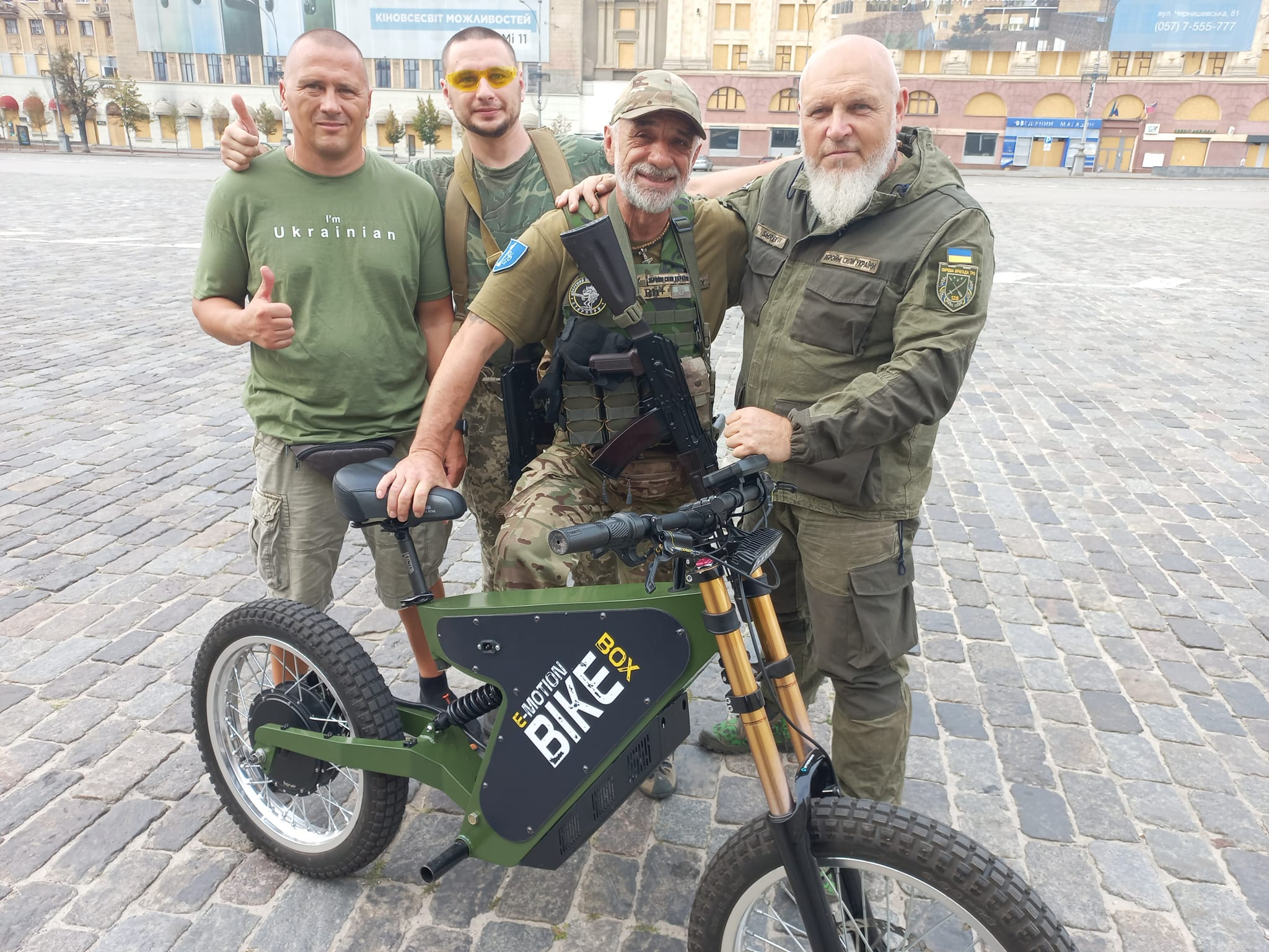 байки і електровелосипеди для воїнів ЗСУ